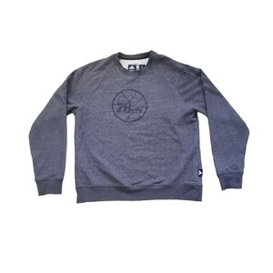 Team Issued Adidas Philadelphia 76ers Sixers Crewneck